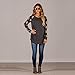 TraveT Women Casual Fashion Printed T-shirt Long Sleeve Sweater