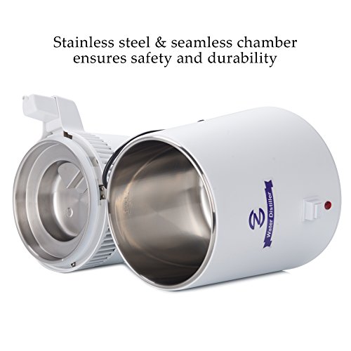 Distilling Pure Water Distillers for Countertop Table Desktop, 4L Gallon Distilled Water Making