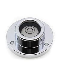 Nivel de burbuja circular Nivel Espíritu Ball Viales, Ø34 mm, carcasa de aluminio, de plástico Vial