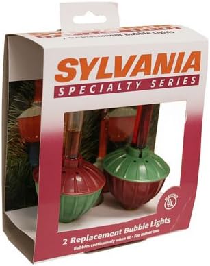 Noma Inliten V10002-88 C7 Bubble Lite Replacement Bulb44; Pack - 2