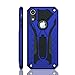 Kitoo Designed for iPhone XR Case with Kickstand, Military Grade 12ft. Drop Tested - Blue