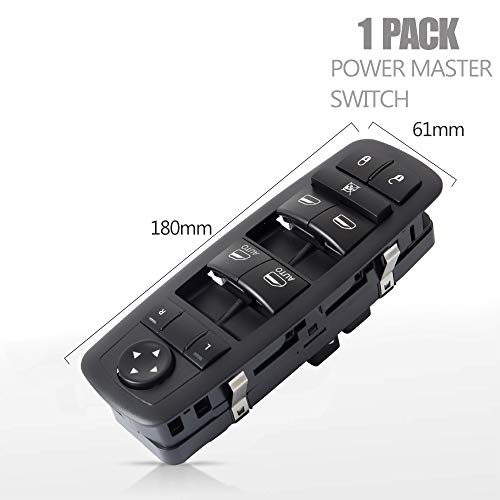 Tepeng Front Left Side Power Window Master Window Switch for Dodge Charger Chrysler 200 C S 300C S Ram 1500 2500 3500 4500 5500 4 Door,OE# 68231805AA 68139805AB 68139805AA 56046823AC