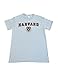 Harvard University Women's Collegiate Crest T-shirt, Small, Gray