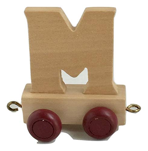 personalised wooden train set