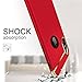 TORRAS Lock Series for iPhone X Case/for iPhone Xs Case 3-in-1 Luxury Anti-Scratch Hard Cover with Electroplated Frame Phone for iPhone Xs/X, Red