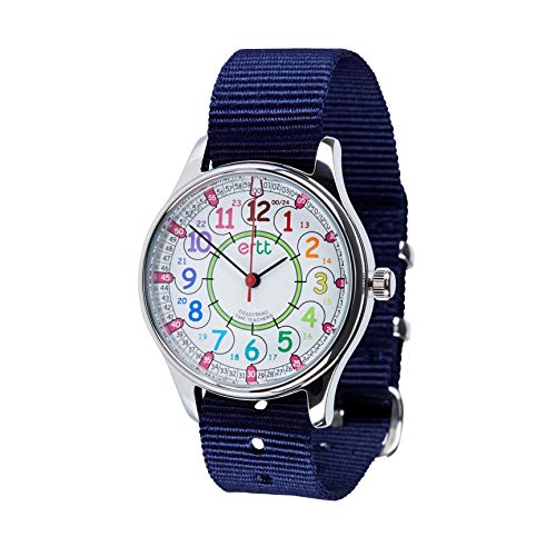 Rainbow Face - Navy Blue Strap