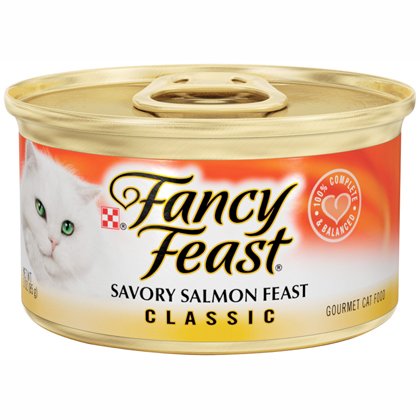 Fancy Feast Classic Savory Salmon Feast Canned Cat Food