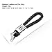 VILLSION 2Pack Genuine Leather Car Logo Keychain VW Key Chain Accessories Keyring