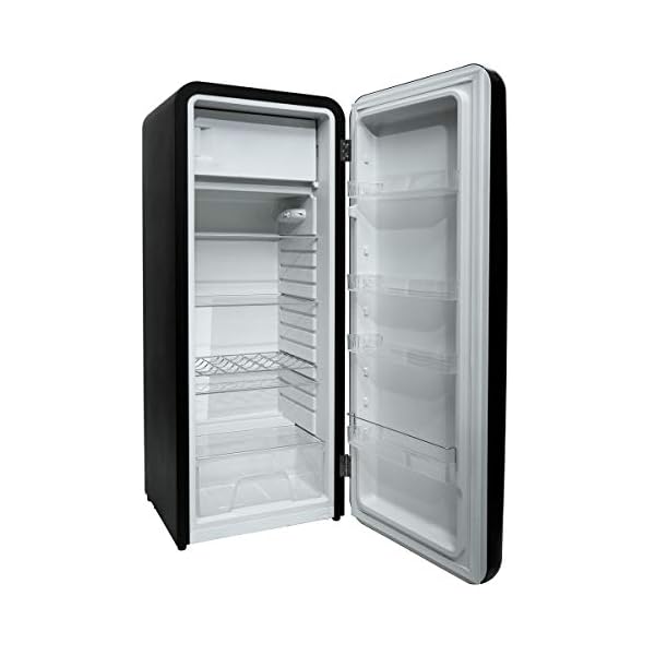 Teknix T330RDB 281litre Retro Style Tall Fridge Class F Auto Defrost