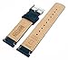 22mm Vintage Navy/Linen - Barton Quick Release - Top Grain Leather Watch Band Strap