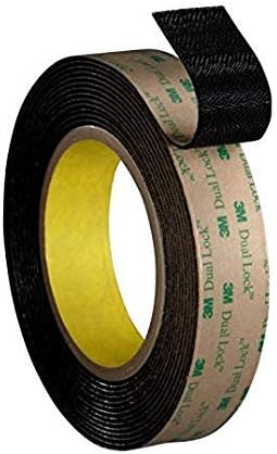 3M Dual Lock Reclosable Fastener TB4575 Low Profile Black, 1 in x 10 ft (1 Mated Strip/Bag) (Limited Edition)
