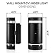 Hyperikon LED Porch Sconce Light, 12W Cylinder, Modern Outdoor Wall Lamp, 4000K Daylight, Black, Photocell, 2 Pack