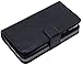 iPhone 5S/SE Wallet Case, HYSJY Magnetic Detachable PU Leather Wallet Purse for Women Men with Strap, Credit Card Slots, Card Holer,Flip Slim Cover Case Fit iPhone 5/5S/SE (Card-Black)