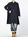 Mordenmiss Women's Cotton Linen Full Front Buttons Jacket Outfit with Pockets Style 1 XL Navy