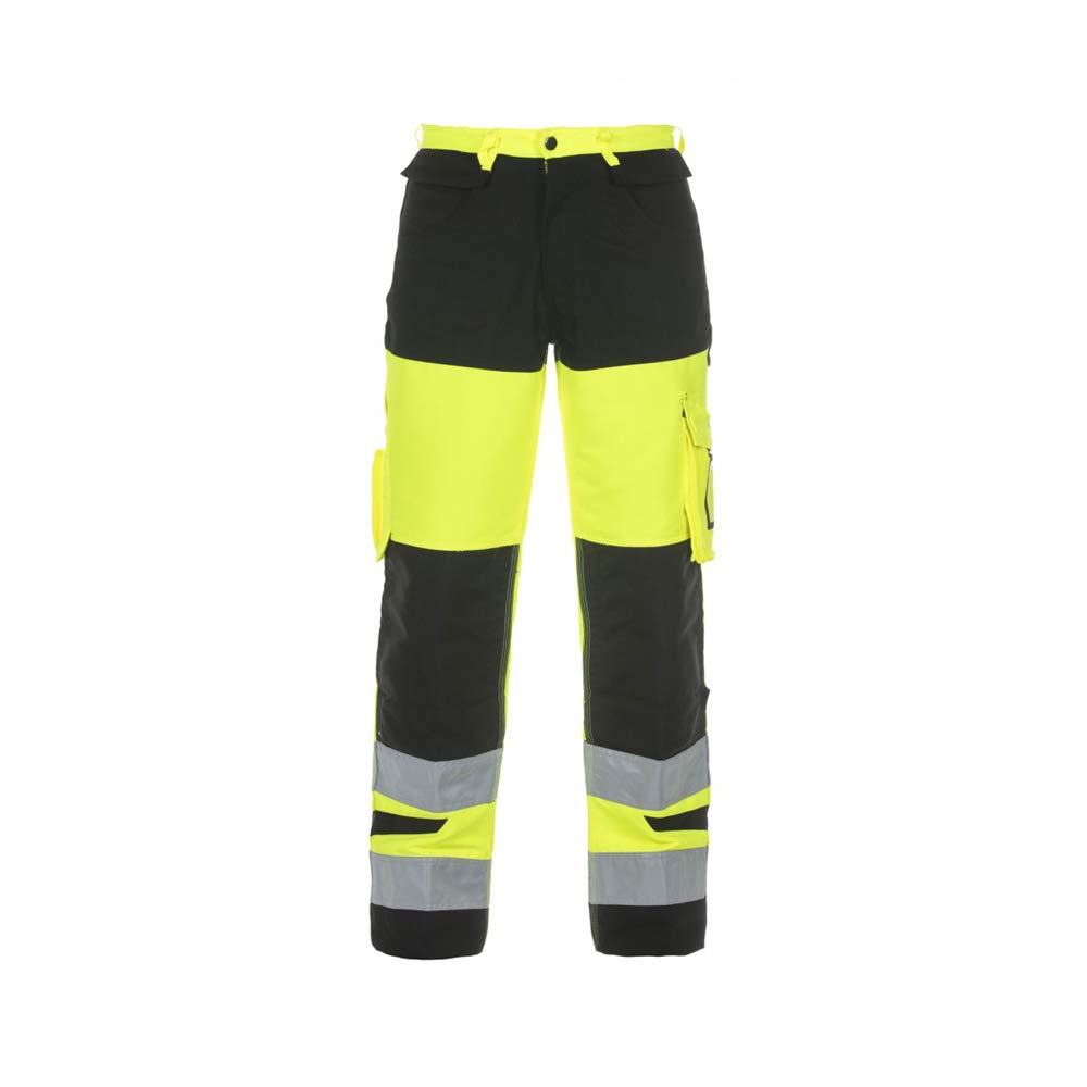 Hydrowear 044474YB-58 S Hertford Trendy High Visible Line Trousers Hi-Vis Yellow/Black, Size 58/S