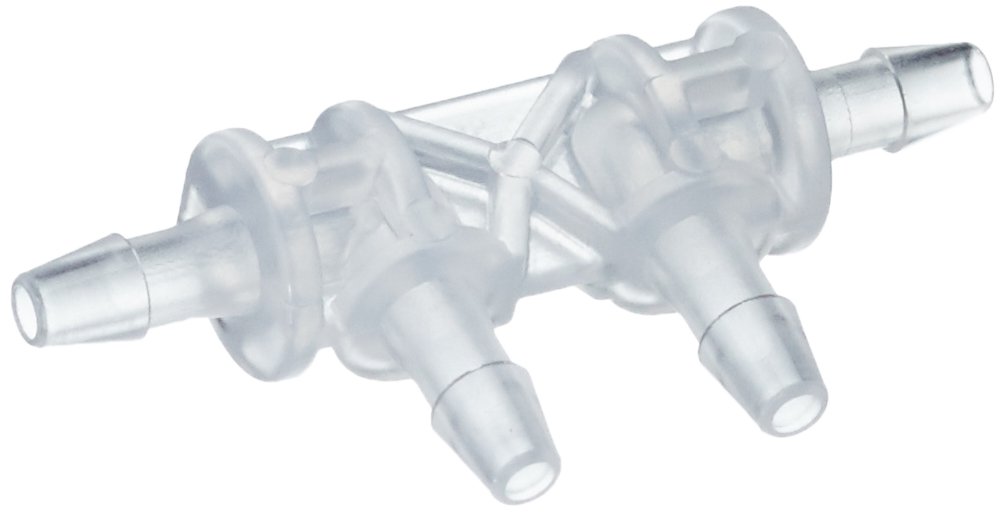 Neolab 2 0989 Double Angle Connector for Hose Inner Diameter 1.5 mm (Pack of 10)