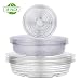 Remiawy Clear Plant Saucers 18 Pack Flower Pot Drip Trays for Indoor & Outdoor Plants Garden Saucers Plant Pot Saucer Trays - Assorted Sizes for Large to Small Pots, 6/8/10 Inch