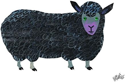 Marmont Hill Eric Carle's Brown Bear Black Sheep Canvas Wall Art, 18 by 12-Inch