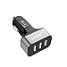 iXCC 36W/7.2A 3 Ports Car Charger Rapid Charging Adapter for Galaxy S8 S8+, iPhone 7 6s Plus, iPad Pro Air mini, Galaxy S7 S6 Edge, Note, LG, Nexus, HTC and More - Silver