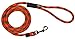 Extremely Durable Dog Rope Leash, Premium Quality Mountain Climbing Dog Rope Lead, Strong, Sturdy and Comfortable Leash, Supports the Strongest Pulling Large and Medium Sized Dogs, 6-feet, Orange