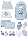 Little Me 13 Piece Take Me Home Set, Blue/White, 0-12 Months