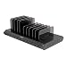 Alxum iPad Charging Station, 108W 10 Port Phone Docking Station & Organizer with Adjustable Dividers and Smart IC, Multi Devices USB Charger Dock for iPhone, Samsung Galaxy, Cell Phone, Apple, Tablet primary