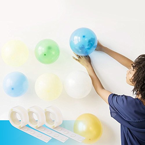 1500 Pieces Mini Balloons Glue Points Double-Side Adhesive Tape Dots Stickers for DIY craft, Scrapbooking or Party Supplies, Diameter 0.5 inch , 15 Rolls (100 Pieces per Rolls)