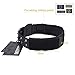 OneTigris Military Adjustable Dog Collar with Metal D Ring & Buckle 2 Sizes (Black, M)