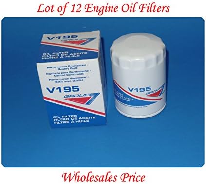 (Lot of 12) Engine Oil Filter GROUP7 V195 MADE IN USA Fits: Austin Chrysler Dodge Toyota Volvo