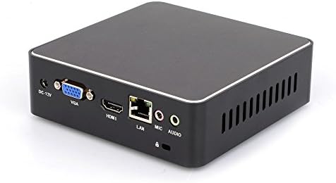 Chatreey Mini Desktop PC intel 6Gen i3 6100U with Metal Case Support Windows 10/Ubuntu/Linux System Metal Case 4GB DDR4L 120GB SSD,6USB,VGA,HDMI,LAN