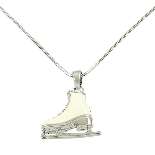 CFG-ONLINE-Crystal-Ice-Skate-Charm-Pendant-Necklace