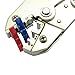 Electroplated Steel Wire Crimper Tool 4 Heat Shrink Wire Connector & Terminals 3 sizes; 22-18 16-14 12-10 AWG, Adjustable Ratcheting 4 perfect crimp. Professional Electrician Tools, Crimping pliers,