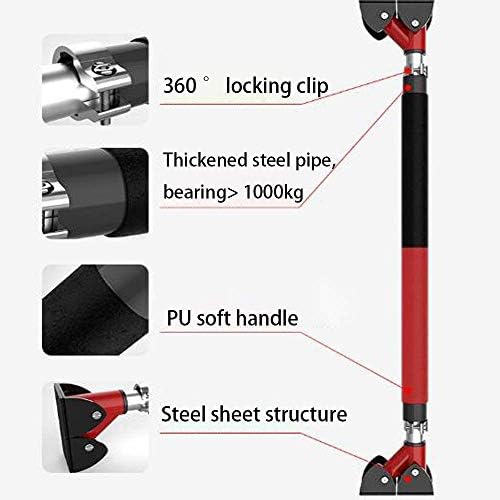 オープニング大放出セール プルアップバードアフレーム 屋内マウントジムフィットネス 901cmを掘削せずに自宅の出入り口に吊るすための追加のワイドディップワークアウトバー 全商品オープニング価格