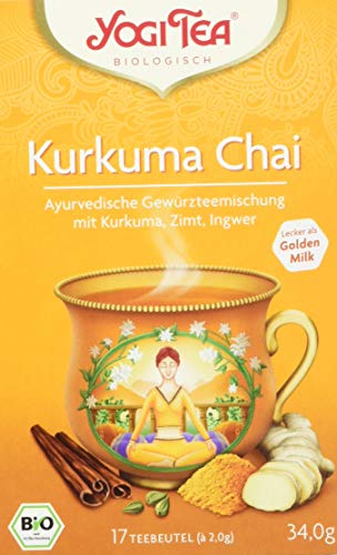 YogiTee Kurkuma Chai 17 Beutel, 3er Pack (3 x 35 g)