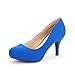 DREAM PAIRS Tiffany Women's Classic Elegant Versatile Low Stiletto Heel Dress Platform Pumps Shoes