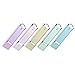 RAOYI 5PCS 1G Colorful USB Flash Drive - Bulk Pack - USB 2.0 1GB Snapcap Design in 5 Mixed Colors(Blue,Green,Yellow,Pink,Purple)