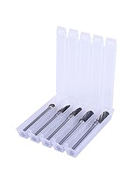 Longruner juego de 5 puntas rotatorias de cuchillas de carburo de tungsteno 6X8MM para taladro giratorio, LC01