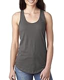 Next Level Apparel Women's Ideal Racerback Tank - Large - Dark Grey