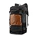 HUKOER 4 in 1 Canvas Lantop Backpack & Handbag & Vintage Messenger Bag & Luggage Bag 35L Capacity Multifunction Rucksack for Travel/ Hiking/ Camping/ Trip