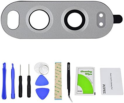 IAGREE Back Rear Camera Glass Lens Cover with Adhesive Fix Replacement Parts For For LG V20 H910 H918 LS997 US996 VS995 H990 (Silver)