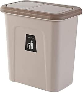 JHKSD Push-Top Bote de Basura Colgando Tapa de Retorno automática Fruta