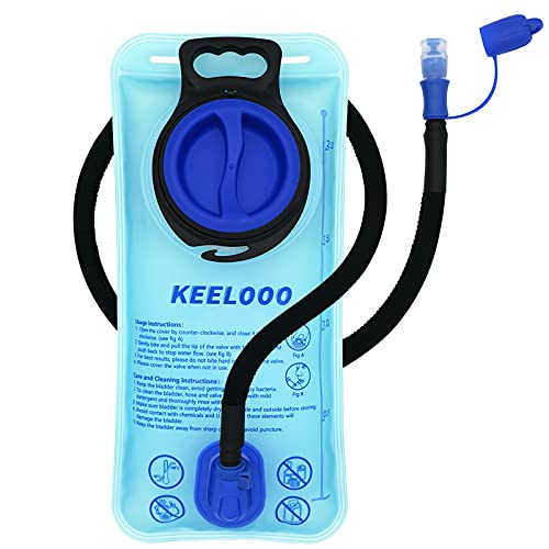 KEELOOO 2L Hydration Bladder BPA Free, 2 Liter Leak Proof Water