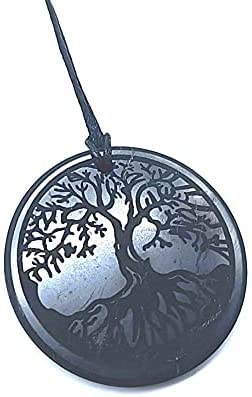 CRIGEMA - Natural Shungite Stone 100% Russia (Shungite PENDANT PROTECTION 50 MM)