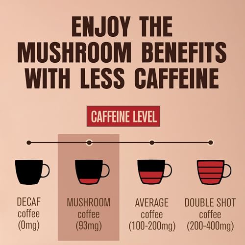MATCHA DNA ShroomDNA Mushroom Coffee Blend with Chaga & Lion's Mane | Instant Focus + Clarity All Day | Organic + Vegan + Gluten Free | No Added Sugar | 20 Count
