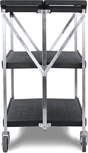 Carlisle SBC203103 Fold 'N Go Collapsible Utility Cart, 350 Pound ...