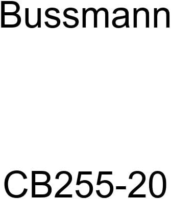 Bussmann CB255-20 Weatherproof Marine Rated High Amp Type III Panel Mount Circuit Breaker (20 Amp), 1 Pack: Automotive