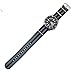 Benchmark Straps 20mm Black and Gray Striped Ballistic Nylon NATO Watchband + Spring Bar Removal Tool