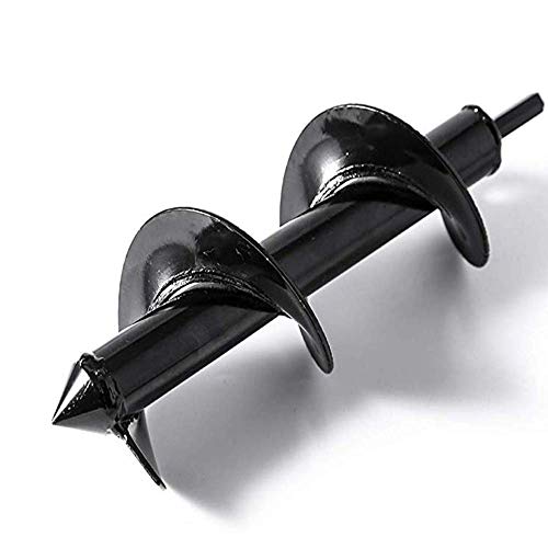 weispo Auger Drill Bit, Garden Plant Flower Bulb Auger 3.5" x 10" Inch Rapid Planter-Fence Post Hole Digger Drill Bit for 3/8" Hex Drive - Thumbnail 2