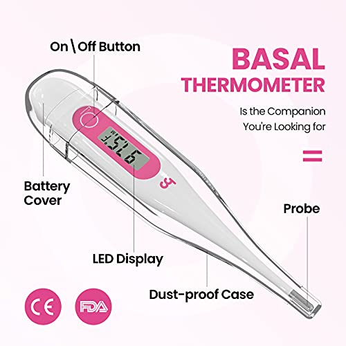 Digital Basal Thermometer, 1/100th Degree HighPrecision Oral