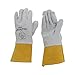 John Tillman & Co 25BM Medium Pearl Split Deerskin Uniform Leather Welders Gloves